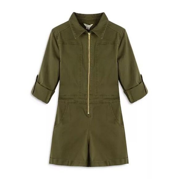 Habitual Kids Girls' Elin Utility Romper - Picture 1 of 7